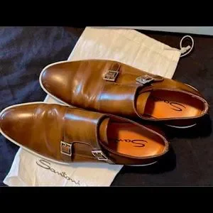 Santoni | Shoes | Handmade Italian Leather Oxford Loafers By 